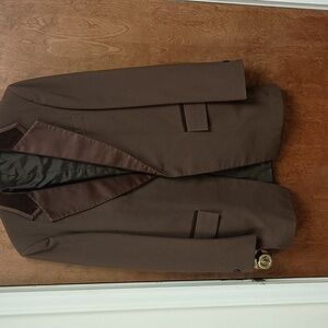 After Six 1 button tux Brown blazer Sz 43L $58+free bow